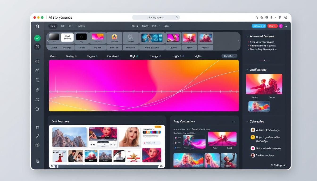 AI storyboard tool features