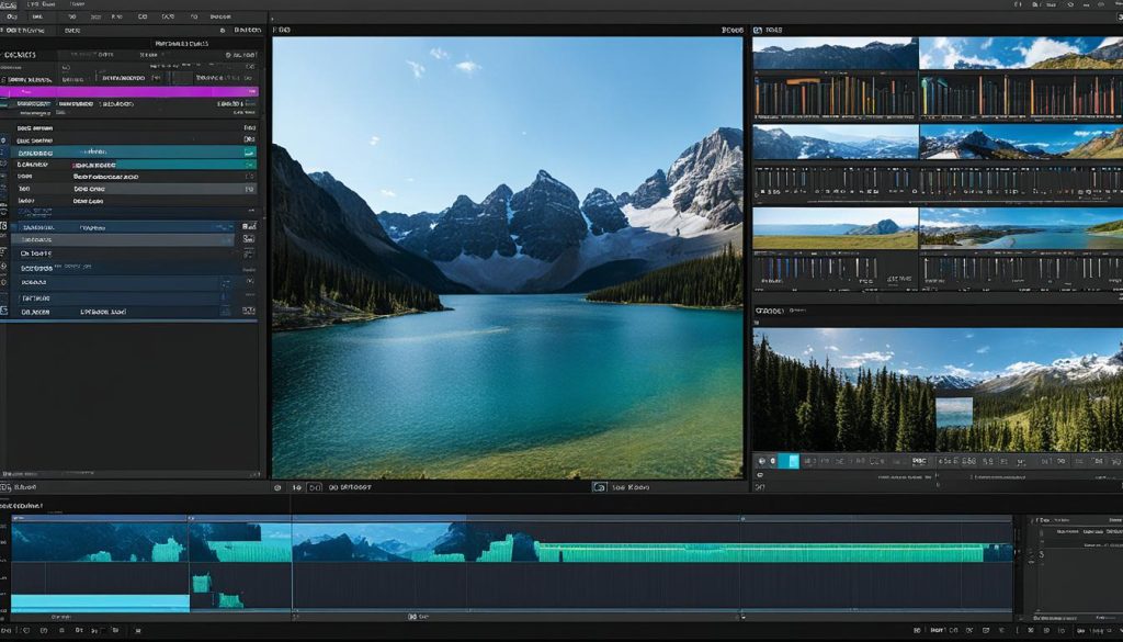 Reel Pro Video editing software interface