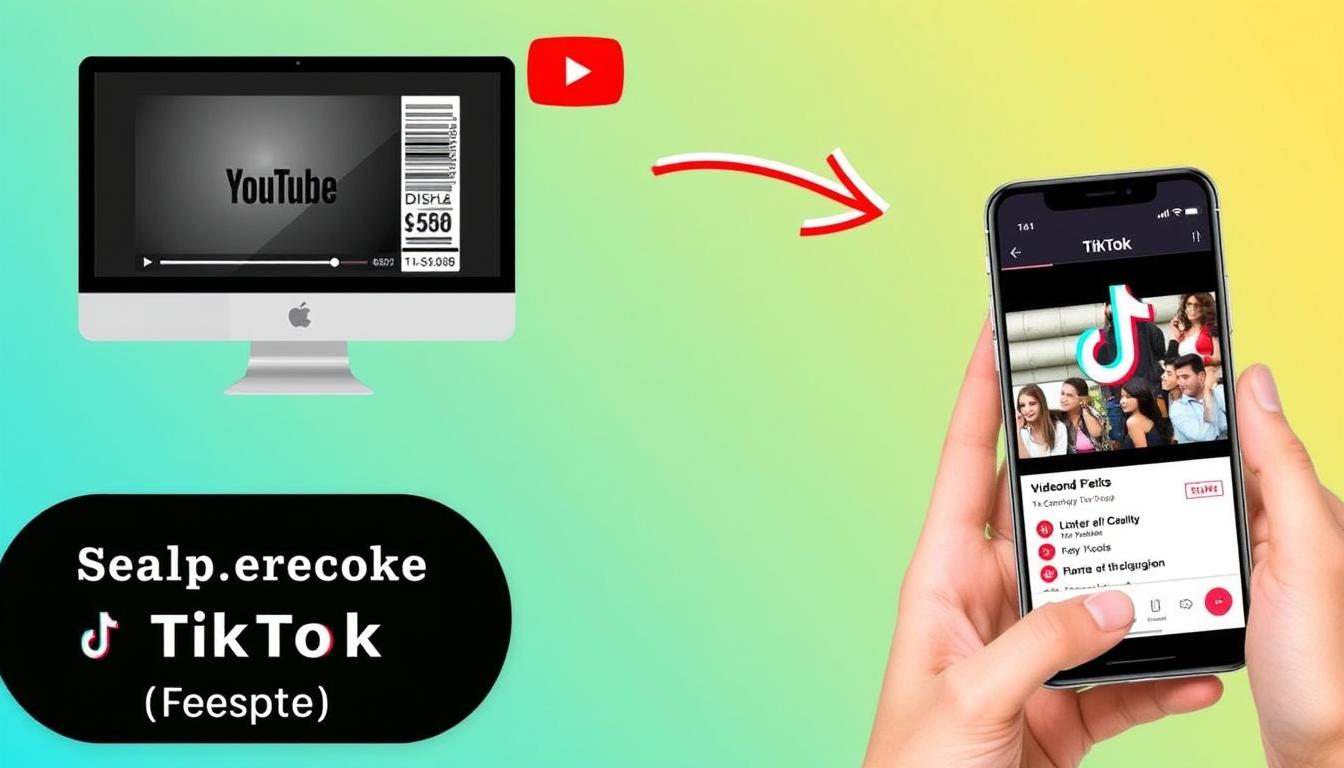 youtube to tiktok conversion steps