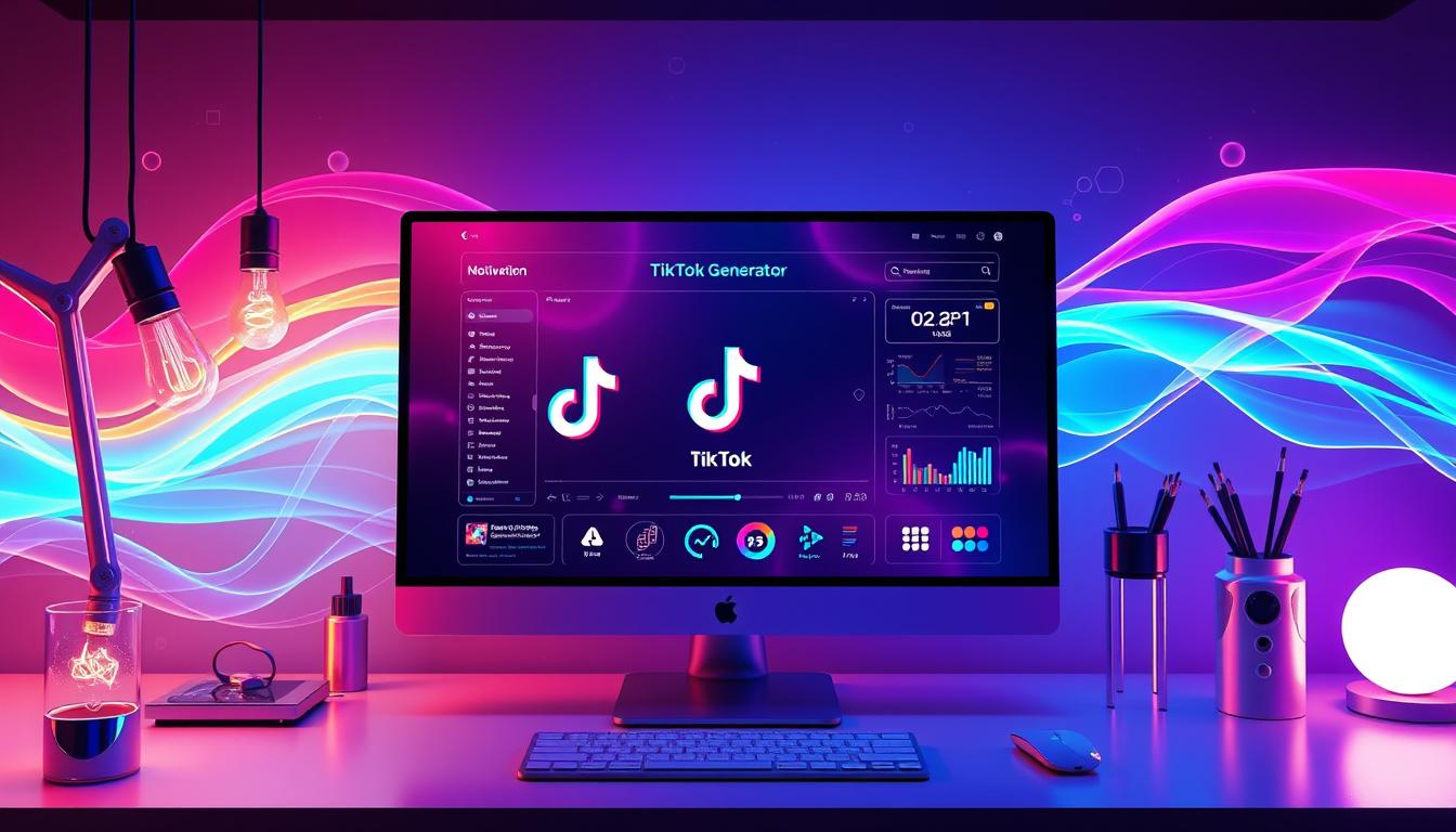 AI TikTok generator for motivational content