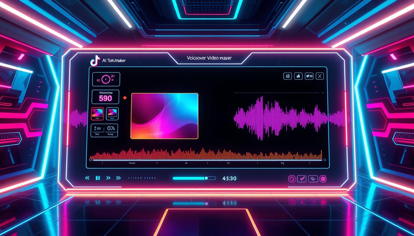 AI TikTok video maker with voiceover options