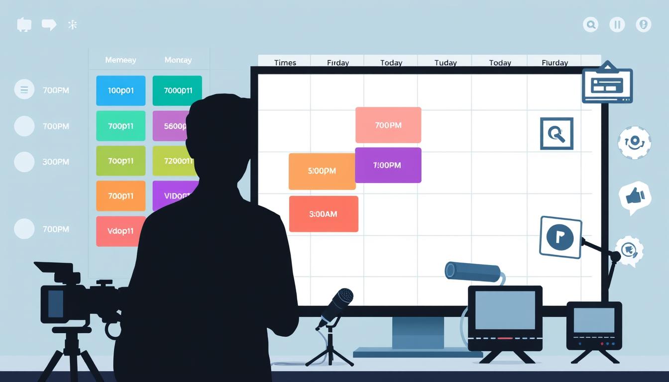 faceless youtube video publishing schedule