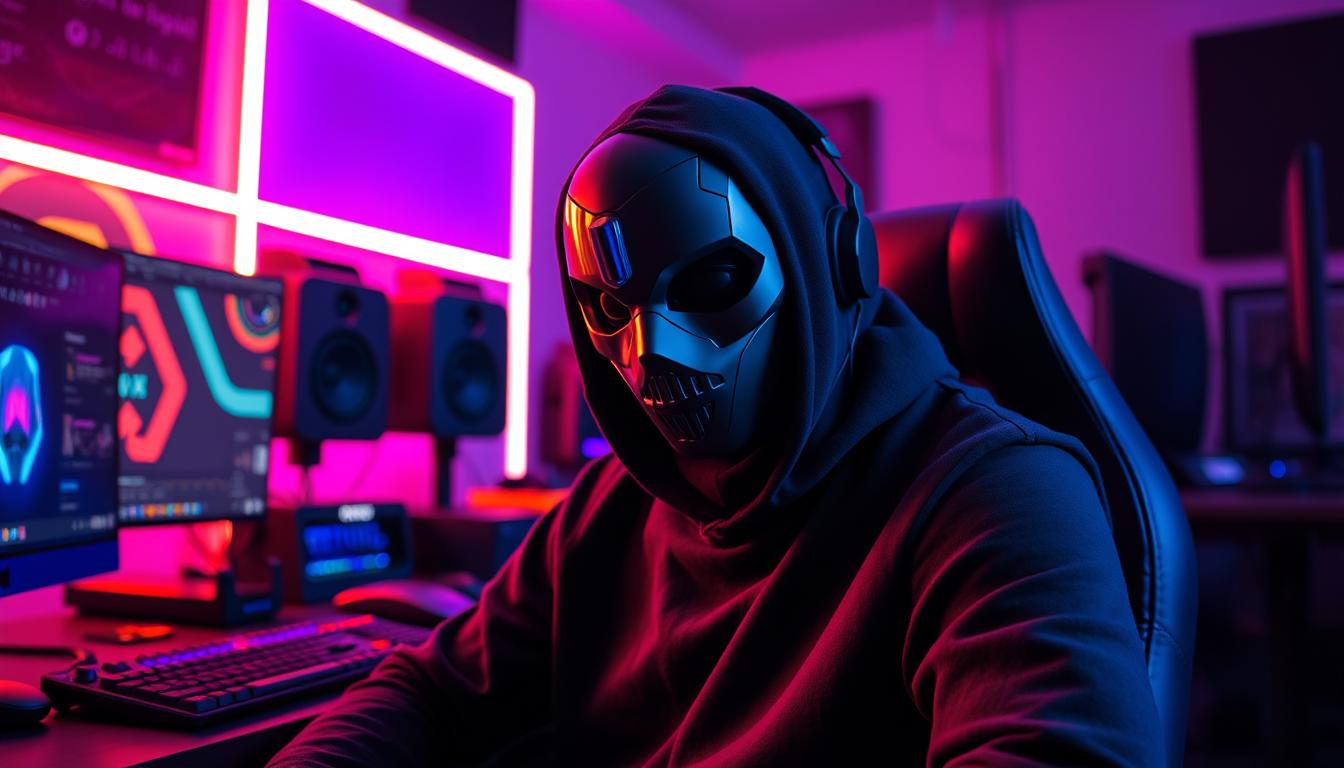 masked content creator