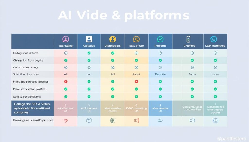 AI video platform comparison