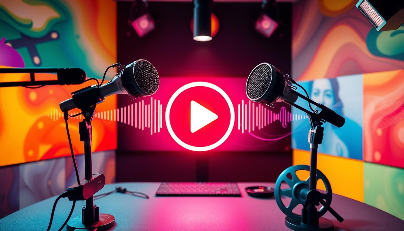 create a video from podcast audio