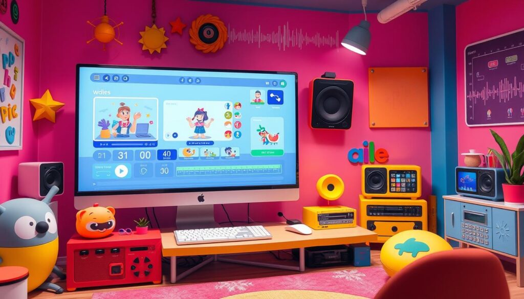 engaging video editing for children