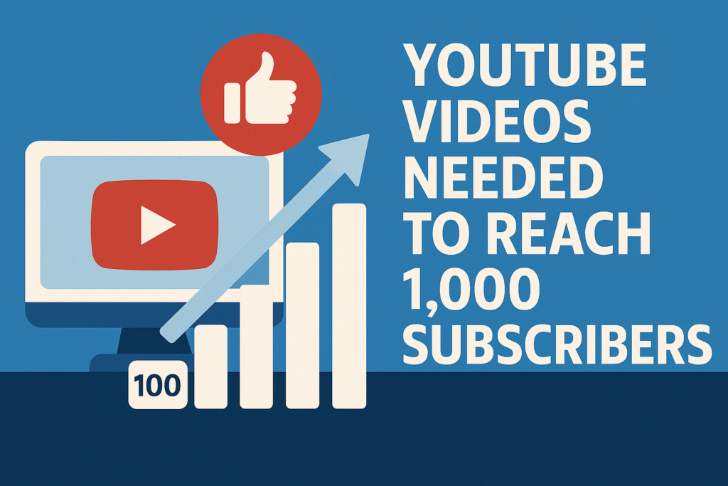 YouTube Videos Needed to Reach 1,000 Subscribers YouTube Videos Needed to Reach 1,000 Subscribers